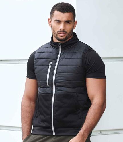 Tombo Unisex Padded Sports Gilet - BLK - XS